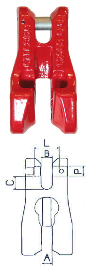 Sicherheitslasthaken mit Gabelkopf GK 8 Sicherheitslasthaken mit Gabelkopf GK 8